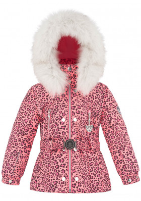 Dětská bunda Poivre Blanc W18-1008-BBGL/B Ski Jacket punch pink leopard/18m-3